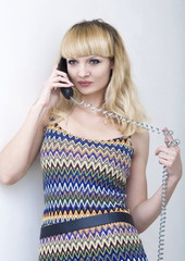 Girl talking on the phone