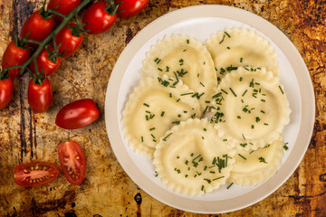 Italian Style Cappelletti With Parma Ham Ravioli Pasta