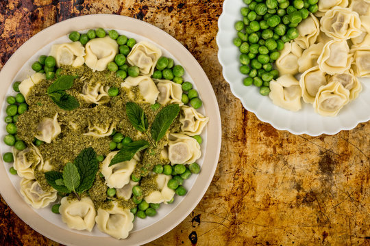 Italian Style Ravioloni Porcini and Truffle Pasta Ravioli