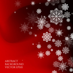 Abstract background Christmas style. Pattern with snowflakes.