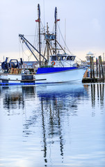 Fototapeta na wymiar Large Fishing Boat Westport Grays Harbor Washington State