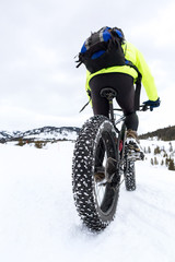 Fat tire mountain bicycle