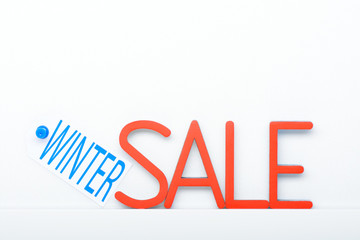 Winter Sale promotional advertising
