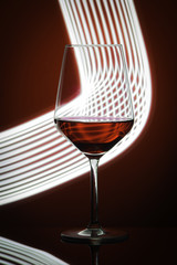 glass of red wine