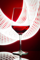 glass of red wine