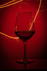 glass of red wine