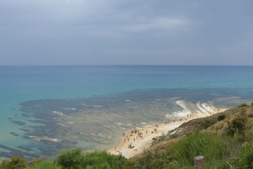 Scala dei turchi ad Agrigento con i suoi gradoni calcarei