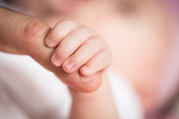 Little infant fingers