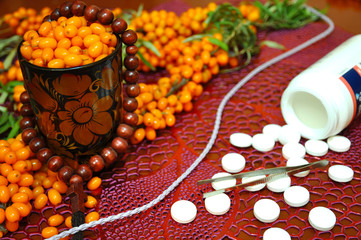 Fresh sea-buckthorn berries and tablets (natural ingredients vs tablets)