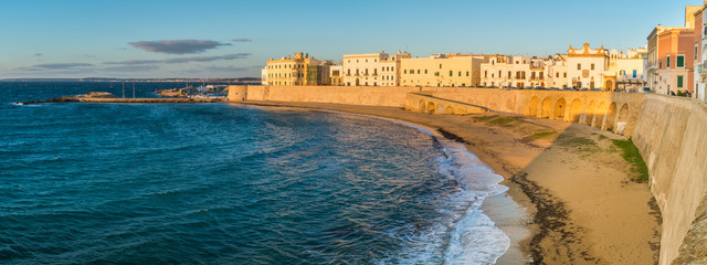 Sunny afternoon in Gallipoli, province of Lecce, Puglia, southern Italy.