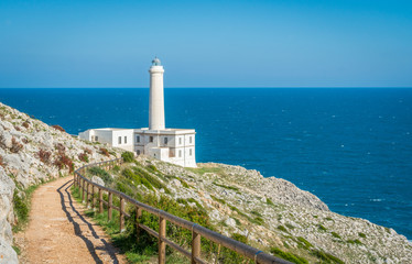 Fototapeta na wymiar Punta Palascia, most easterly point of Italy, in the province of Lecce, Puglia.