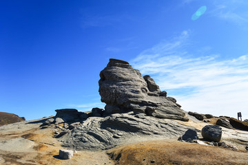 Romanian Sphinx, geological phenomenon formed through erosion