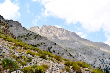 Olympus mountain range.