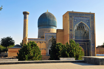 Fototapeta na wymiar Samarkand: Gur Emir mausoleum