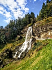 Fototapeta na wymiar Norway waterfall