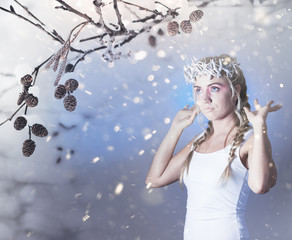 Fantasy winter queen