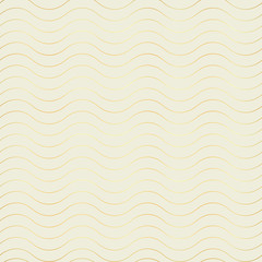 Wavy thin line seamless pattern. Vector illustration