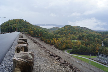 Ride atop the dam