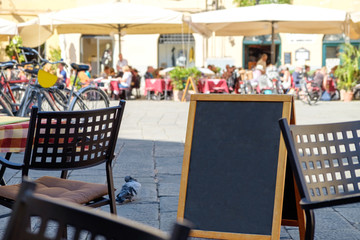 Street menu board