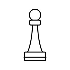 Chess game piece icon vector illustration graphic design