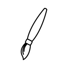 Paint brush art icon vector illustration graphic design