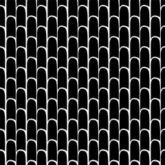 Vector abstract seamless pattern. Black and white