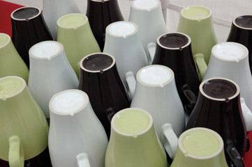 trinkbecher aus steingut