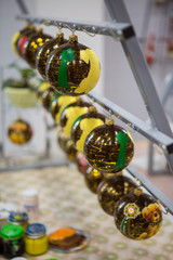 Christmas decorations, Christmas tree, gifts, new year