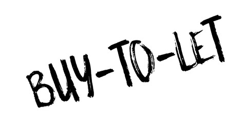 Buy-To-Let rubber stamp. Grunge design with dust scratches. Effects can be easily removed for a clean, crisp look. Color is easily changed.
