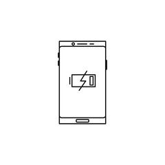 smartphone charging icon