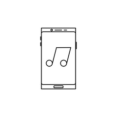 smartphone music icon