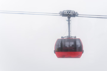 Peak to peak cable car at Whistler, Canada