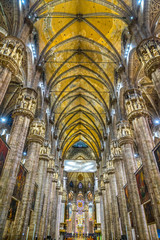 Fototapeta na wymiar Duomo of Milan, Italy.