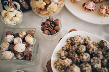 chocolate candy bar dessert table