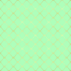 Geometric repeating ornament. Seamless abstract modern texture with diagonal golden dots for wallpapers and background