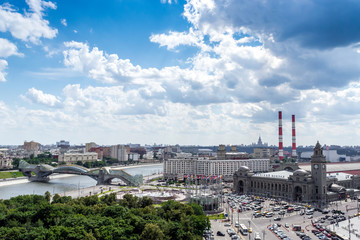 Fototapeta premium Kievsky Railway Station im Moscow