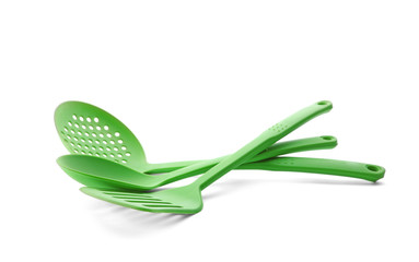 Kitchen utensils, isolated on white