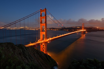 Golden Gate bridge at San Francisco, USA