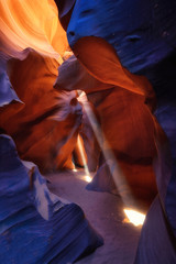 Light beam through Lower Antelope, Page, Arizona