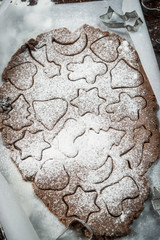 Homemade gingerbread cookies