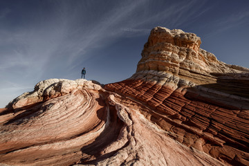 Rock formation in White Pocket, Wilderness Arizona