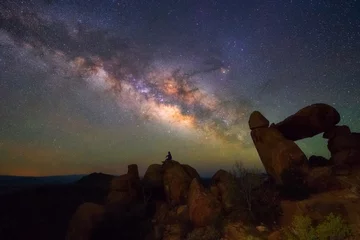 Deurstickers Melkweg in Big Bend National Park © wisanuboonrawd