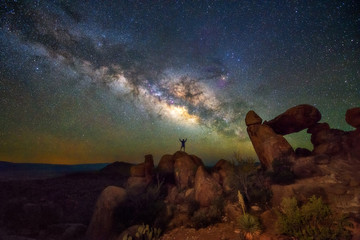 Milky way at Big Bend National Park