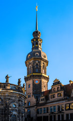 Fototapeta na wymiar Dresden, Theaterplatz, Schloss