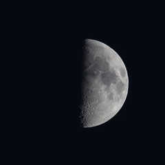 The beauty of half moon