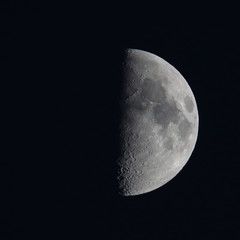 The beauty of half moon