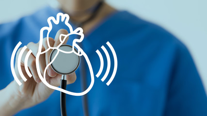 Auscultation. Medical checkup concept.