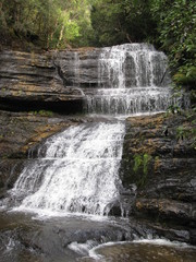 Lady Barron Falls in the Central Highlands region of Tasmania, Australia