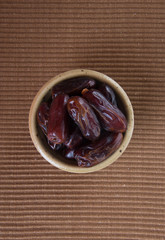 Dates, Dried dates on a background