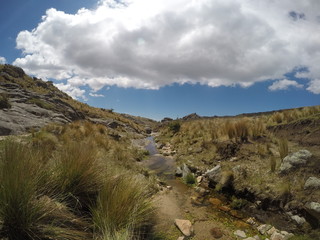 Trekking  from Cumbrecita to the Quebrada de Yatan in Córdoba, Argentina